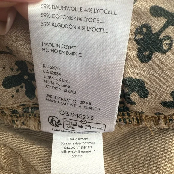 We the Free Final Countdown Cuffed Low Rise Jeans TUMBLEWEED 29 - Picture 16 of 16